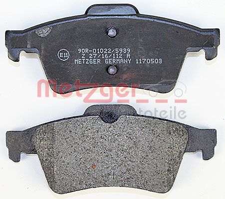 METZGER 1170503 Bremsbelagsatz, Scheibenbremse